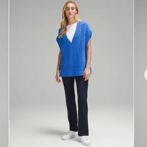 lululemon athletica Blue Knit Vest